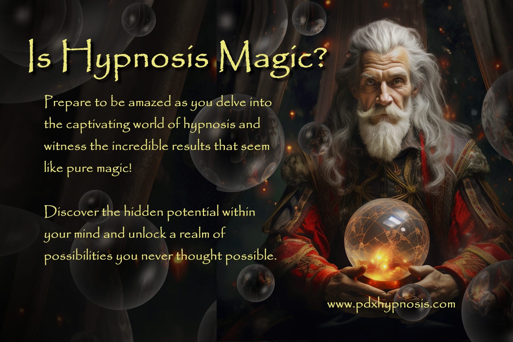 Photo for blog entitled is hypnosis magic